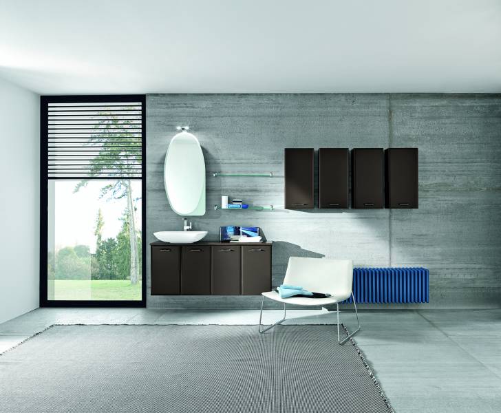 Arredo bagno mobile in legno Artesi modello Ambra