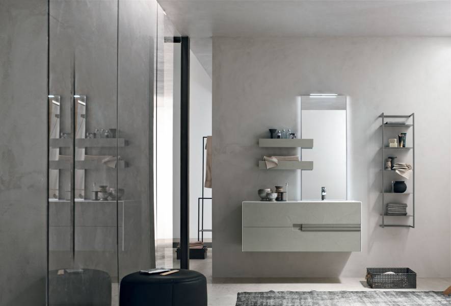 Arredo bagno mobile in legno Artesi modello AteliÃ¨