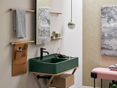 Siwa lavabo con mobile - Cielo